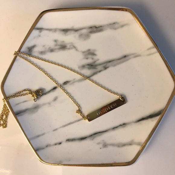 Jook and Nona Jewelry - Jook and Nona gold plated "inspire" necklace